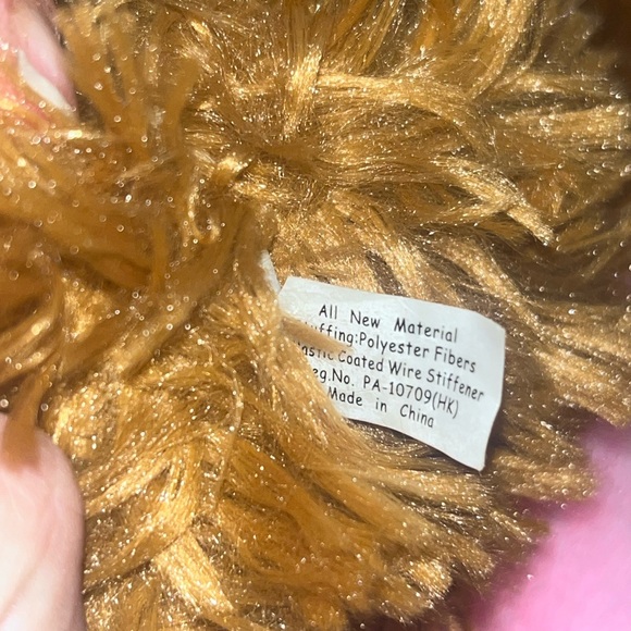 Build-A-Bear Pink Paw Print Plush - Picture 5 of 5